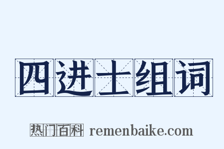 四进士组词是什么意思的图片